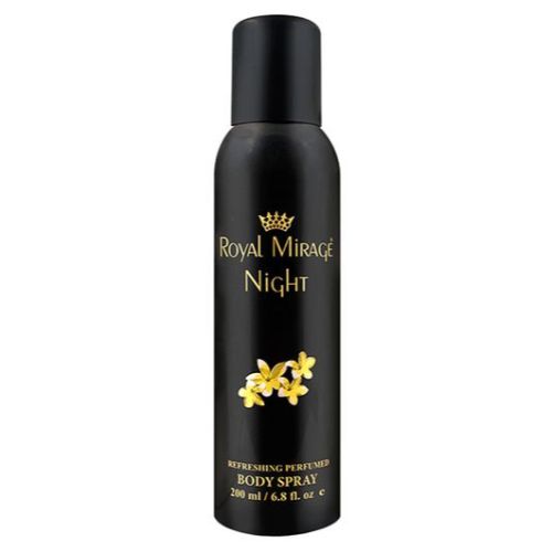 Royal Mirage Night Long Lasting Imported Deodorant Perfume Body Spray, 200ml