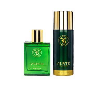Fragrance & Beyond Verte 2 Pcs Gift Set for Men, 100 Ml Eau De Toilette, 150 Ml Body Deodorant