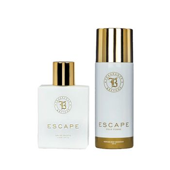 Fragrance & Beyond Escape 2 pcs Gift Set for Women |100 ml Eau De Toilette | 150 ml Body Deodorant | 