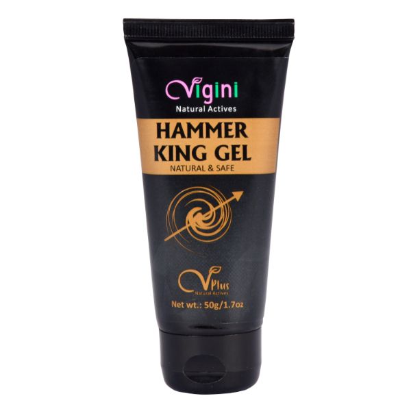 Vigini Hammer King Enlargement Growth Enhancement Enhancer Long Booster Sensual Gel use with Capsule Cream Delay Spray Increase Time-50ml