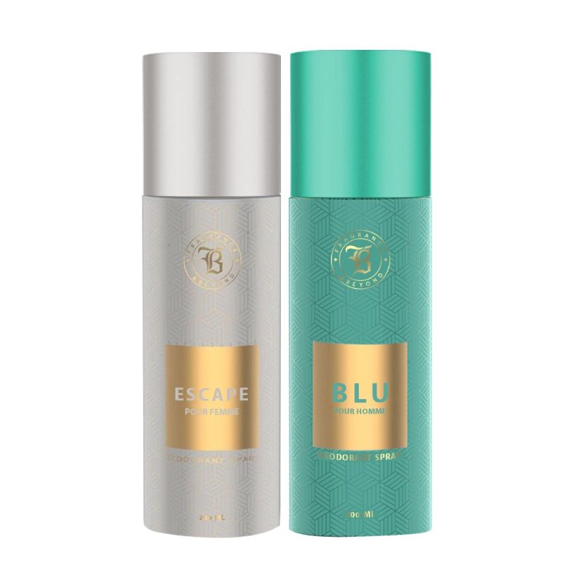 Fragrance & Beyond Perfume Body Deodorant for Women, (Pack of 2) - 200ml Each |Long Lasting All Day Fragrance, Toxin Free, Made in India
