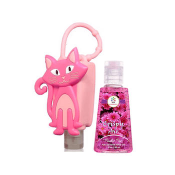 Bloomsberry- pink cat holder sanitizer-30ml