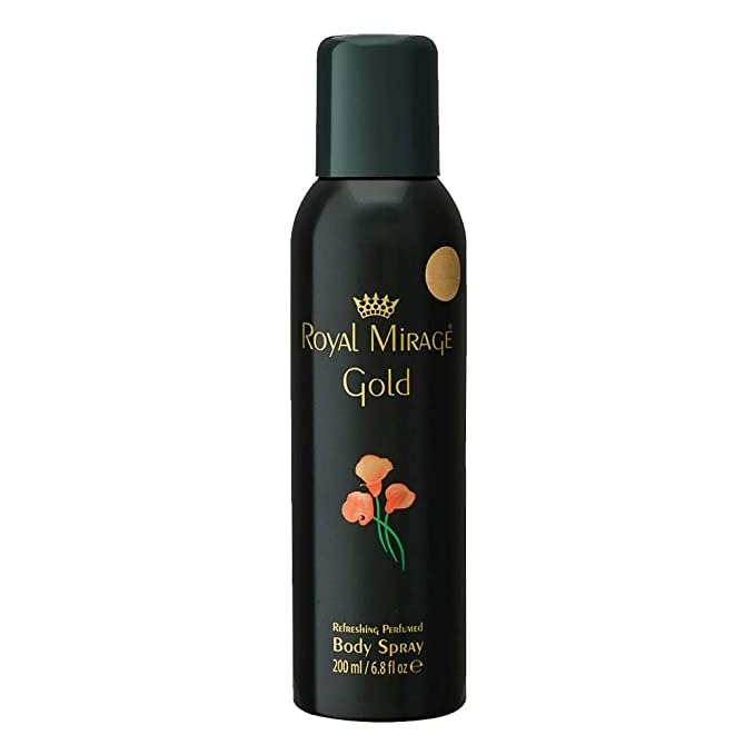 Royal Mirage Gold Long Lasting Imported Deodorant Perfume Body Spray, 200ml