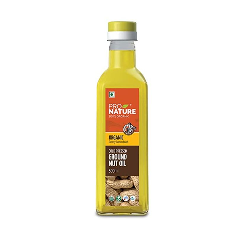 Pro Nature 100% Organic Groundnut Oil, 500ml