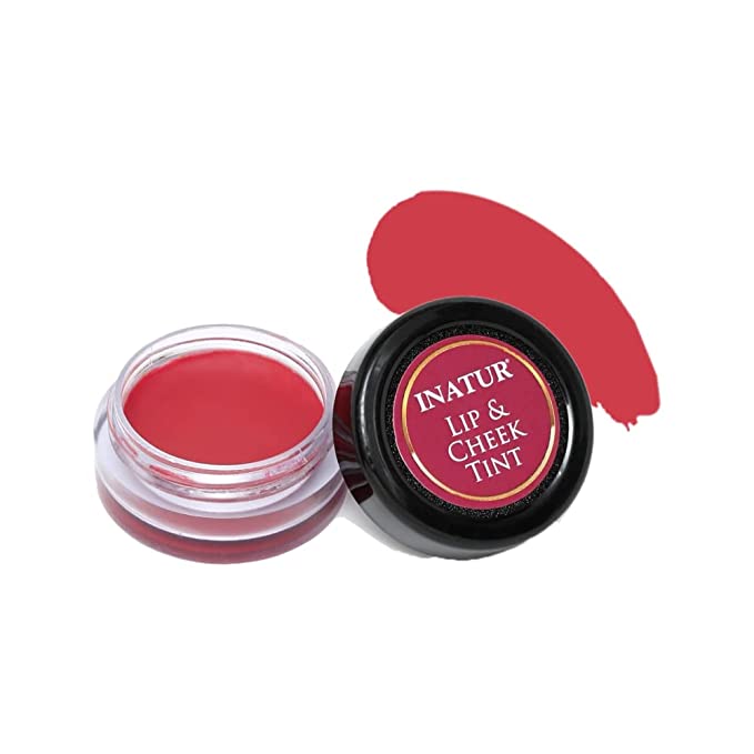 INATUR Lip and Cheek Tint Rose Berry 4g