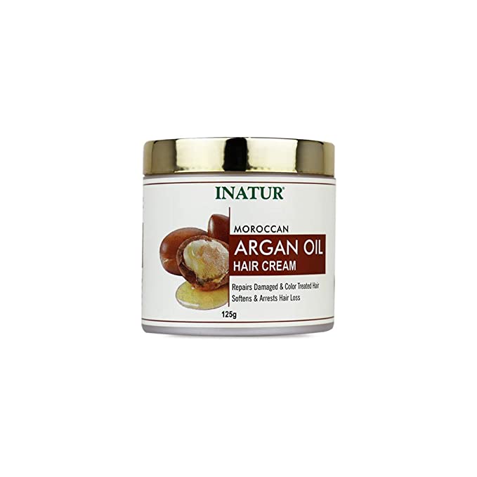 INATUR Moroccan Argan Oil Hair Cream 