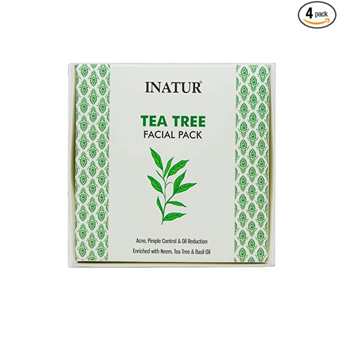 INATUR Tea Tree Anti-Acne Facial Pack