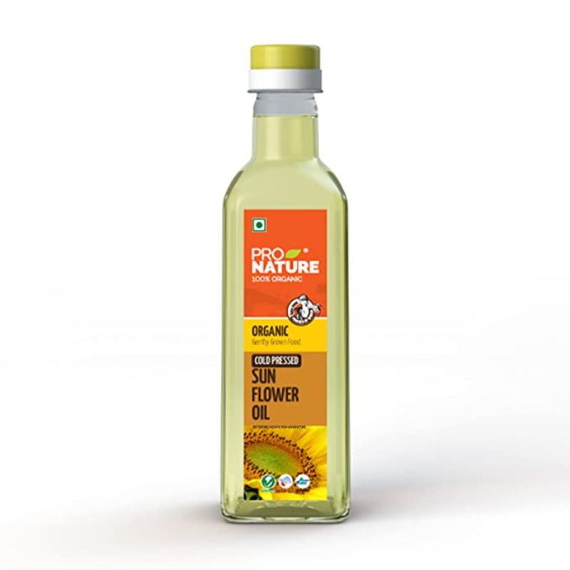 Pro Nature 100% Organic Sunflower Oil, 1 Litre