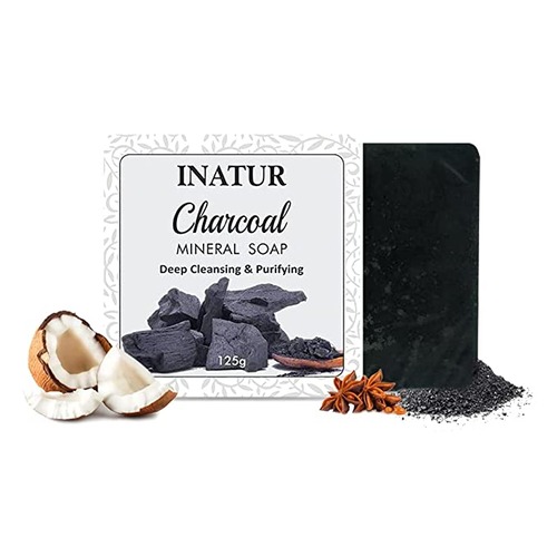 INATUR Charcl Mnl Soap 125G