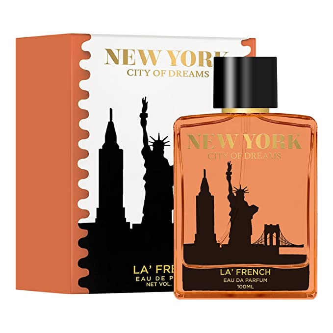 LA' FRENCH New York City of Dreams Eau De Parfum, 100ml