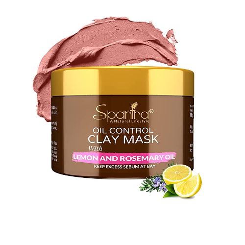 Spartra Oil Control Clay Mask with Lemon & Rosemary Oil, 125g