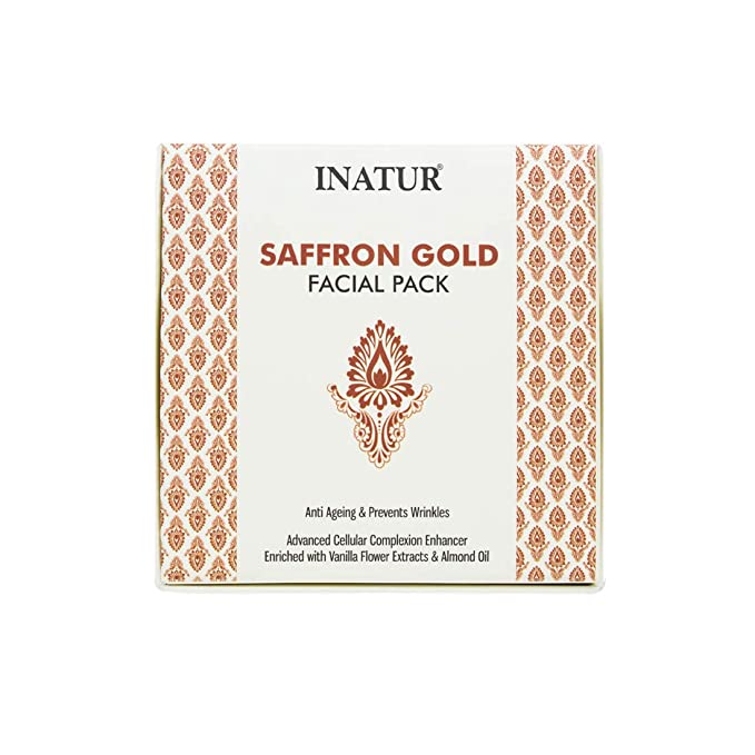 INATUR Saffron Gold Facial Pack