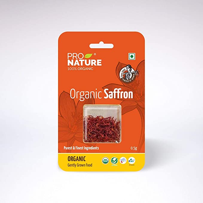Pro Nature 100% Organic Saffron, 0.5g