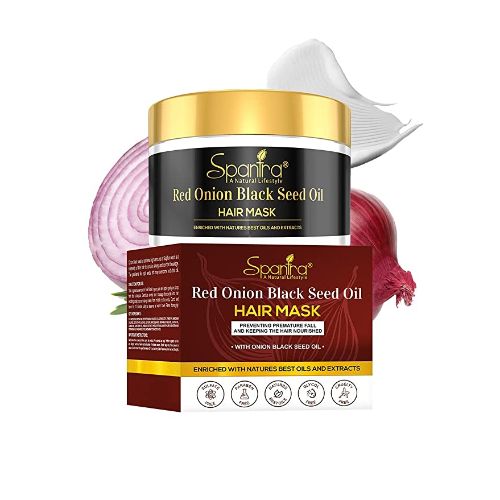Spantra Red Onion Black Seed Oil Hair Mask, 250gm