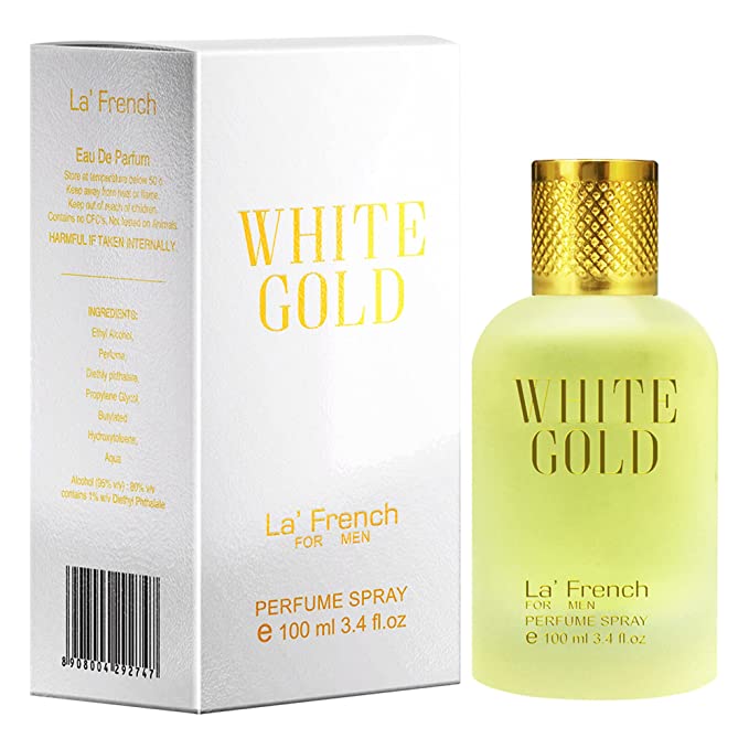 LA' FRENCH White Gold, Eau De Parfum, 100ml
