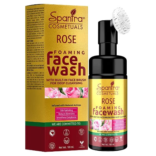 Spantra Rose Foaming Face Wash, 100ml