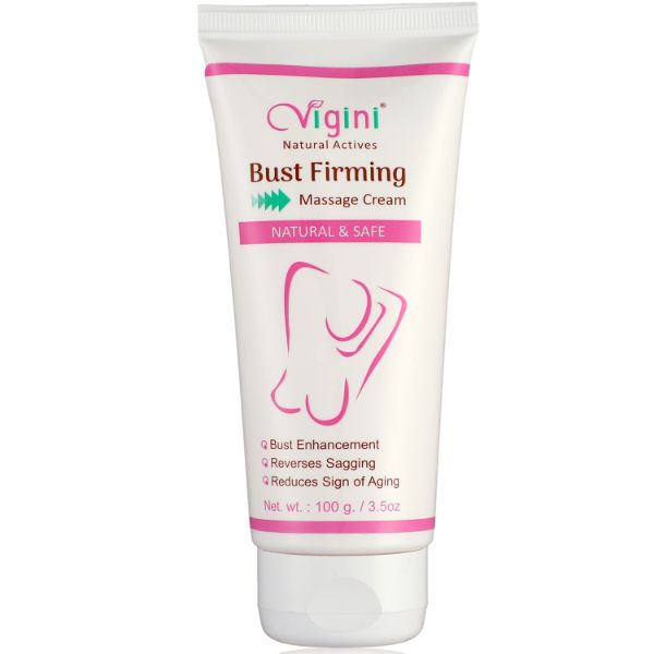 Vigini Natural Breast Bust Enlargement Enhancement Size Increase  Growth Full 36 Firming Tightening Development Essential Oil Cream For Women Anti-Aging Sagging 100g
