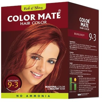 Color Mate Herbal Based Ammonia Free Hair Colour with Ayur Product In Combo  ( Brown)