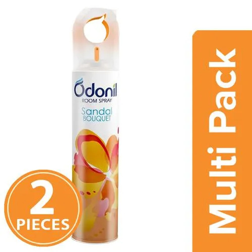 Odonil Room Air Freshener Spray - Sandal Bouquet, 2 x 220 ml Multipack