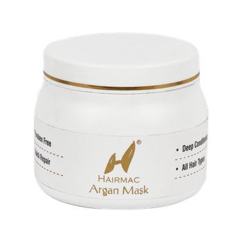 Hairmac Argan Mask - 250g - For deep conditioning, quick repair and damage control
