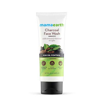 Mamaearth Charcoal Face Wash with Activated Charcoal & Coffee for Oil Control (100)