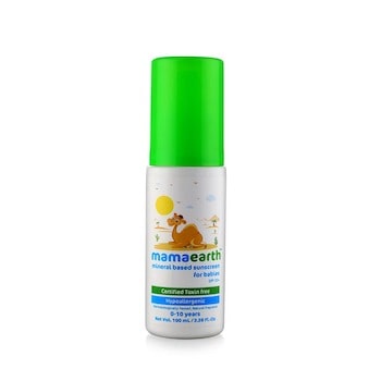 Mamaearth Mineral Based Sunscreen Baby Lotion SPF 20+,Hypoallergenic,100ml,(0-10 Years)