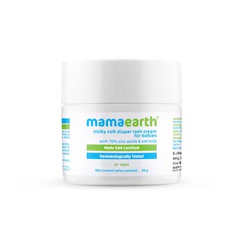 Mamaearth Milky Soft Diaper Rash Cream for Babies – 50g