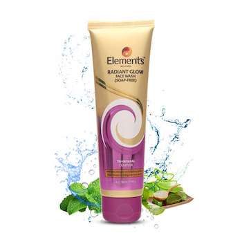 Elements Radiant Glow Face Wash | Gel-Based | Soap-Free | 100 gm