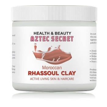 Aztec Secret -Moroccan Rhassoul Clay- 1 lb| Deep Skin & Hair Cleansing Facial & Hair & Body Mask | The Original 100% Natural Rhassoul Clay (Suitable for Sensitive to Noramal Skin type) – 454gm