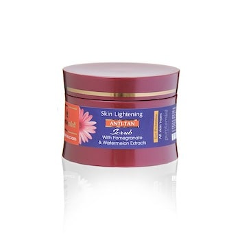 Purplemint - Skin Lightening Anti Tan Scrub with Pomegranate & Watermelon Extracts