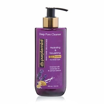 Purplemint - Hydrating & Nourishing Deep Pore Cleanser With Lavender Oil & Lemongrass Extracts - 300 ml
