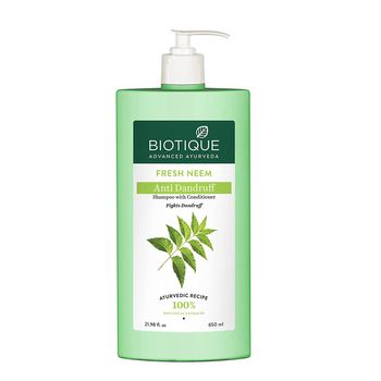 Biotique Bio Neem Margosa Anti Dandruff Shampoo and Conditioner, 650ml