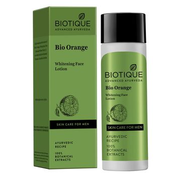 Biotique Bio Orange Whitening Face Lotion for Men, 120ml