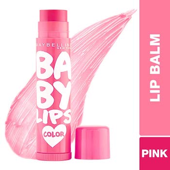 Maybelline New York Baby Lips Lip Balm, Pink Lolita - 4 gm