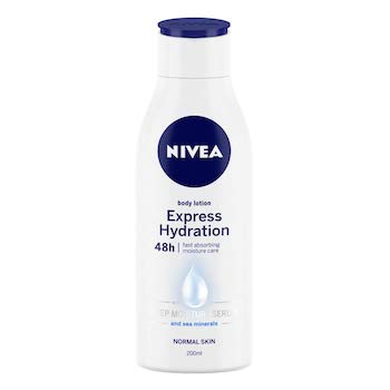 NIVEA Body Lotion For Men & Women, Express Hydration, for Fast Absorption - 200 ml