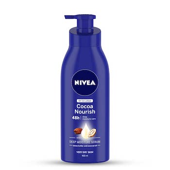 NIVEA Body Lotion for Very Dry Skin, Cocoa Nourish, with Coconut Oil & Cocoa Butter, For Men & Women - 400 ml