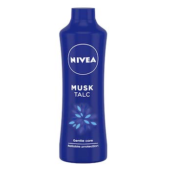 NIVEA Talcum Powder for Men & Women, Musk, For Gentle Fragrance & Reliable Protection Against Body Odour - 400 gm