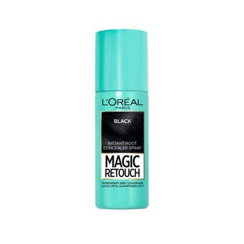 L'Oréal Paris Instant Root Concealer Spray, Ideal for Touching Up Grey Root Regrowth, Magic Retouch, Black