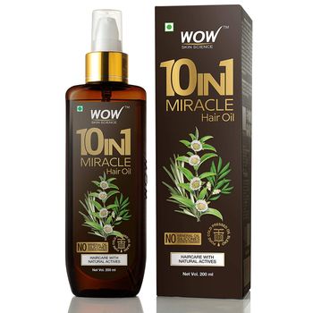 WOW Skin Science 10-in-1 Active Miracle Hair Oil - 200 ml