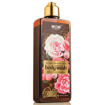 WOW Skin Science Rose Otto Foaming Body Wash - 250 ml