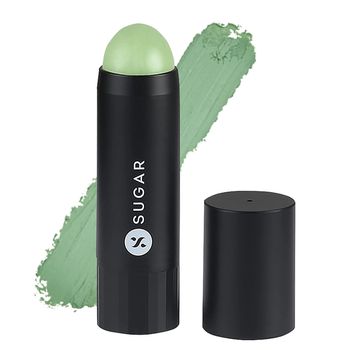 SUGAR Cosmetics - Face Fwd >> - Corrector Stick - 03 Jade Jockey (Green Corrector Stick) - For Dark Circles, Blemishes, Scars and Spots