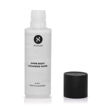 SUGAR Cosmetics - Swipe Right - Cleansing Water - 4-in-1 Cleanser that Cleanses, Exfoliates, Soothes and Moisturises Skin