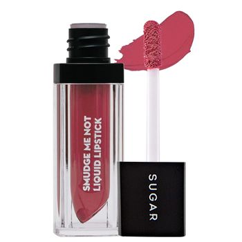 SUGAR Cosmetics - Smudge Me Not - Liquid Lipstick - 04 Plum Yum (Muted Plum) - 4.5 ml