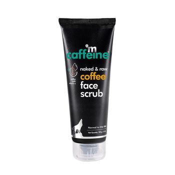 mCaffeine Exfoliating Coffee Face Scrub for Women & Men with Walnut & Vitamin E - 100 gm