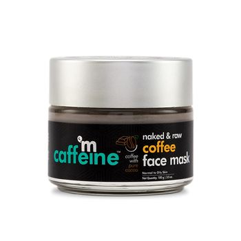 mCaffeine Coffee Detan Face Pack for Women & Men | Clay Face Mask for Glowing Skin - 100 gm