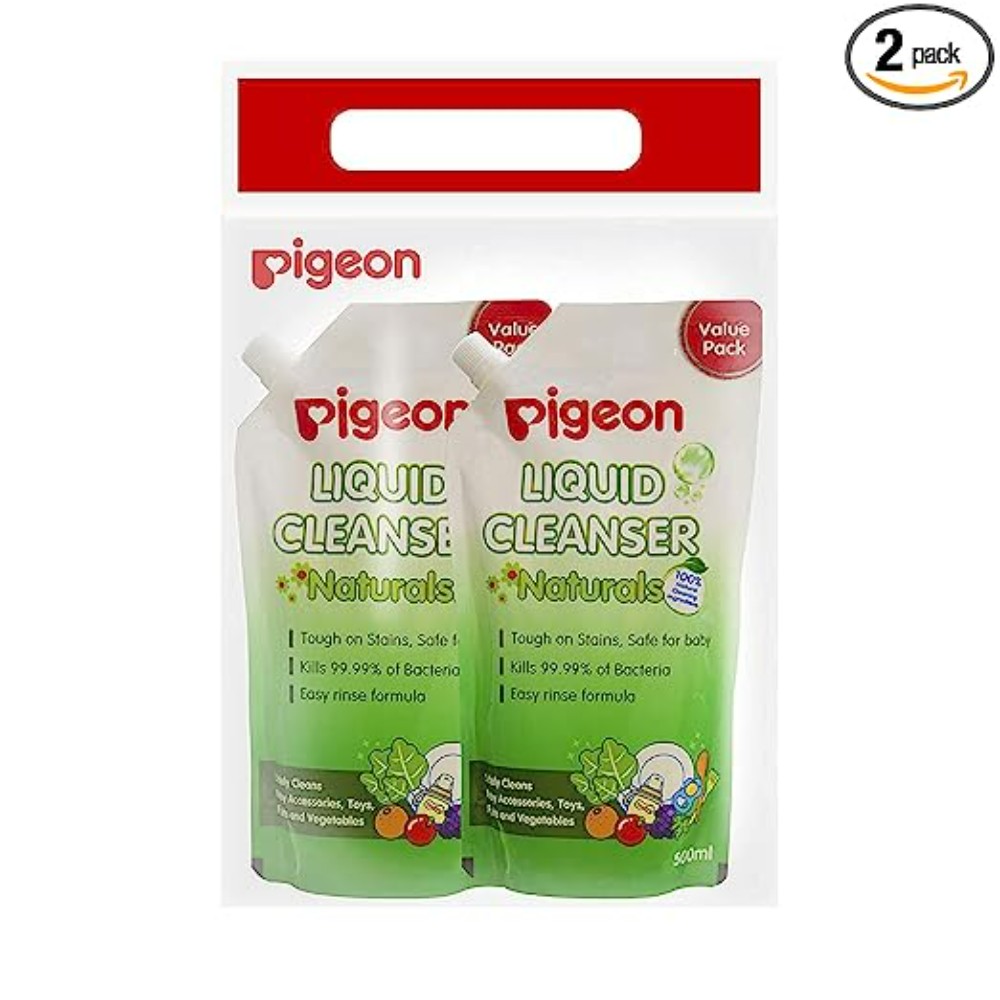 Pigeon Liquid Cleanser 500 ML Refill Combo(Pack of 2)