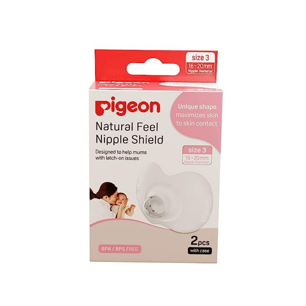 Pigeon Natural Feel Silicone Nipple Shield Size 3,2pc