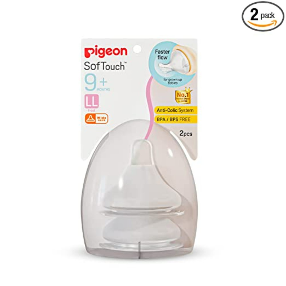 Pigeon Softtouch Nipple LL, 9month+