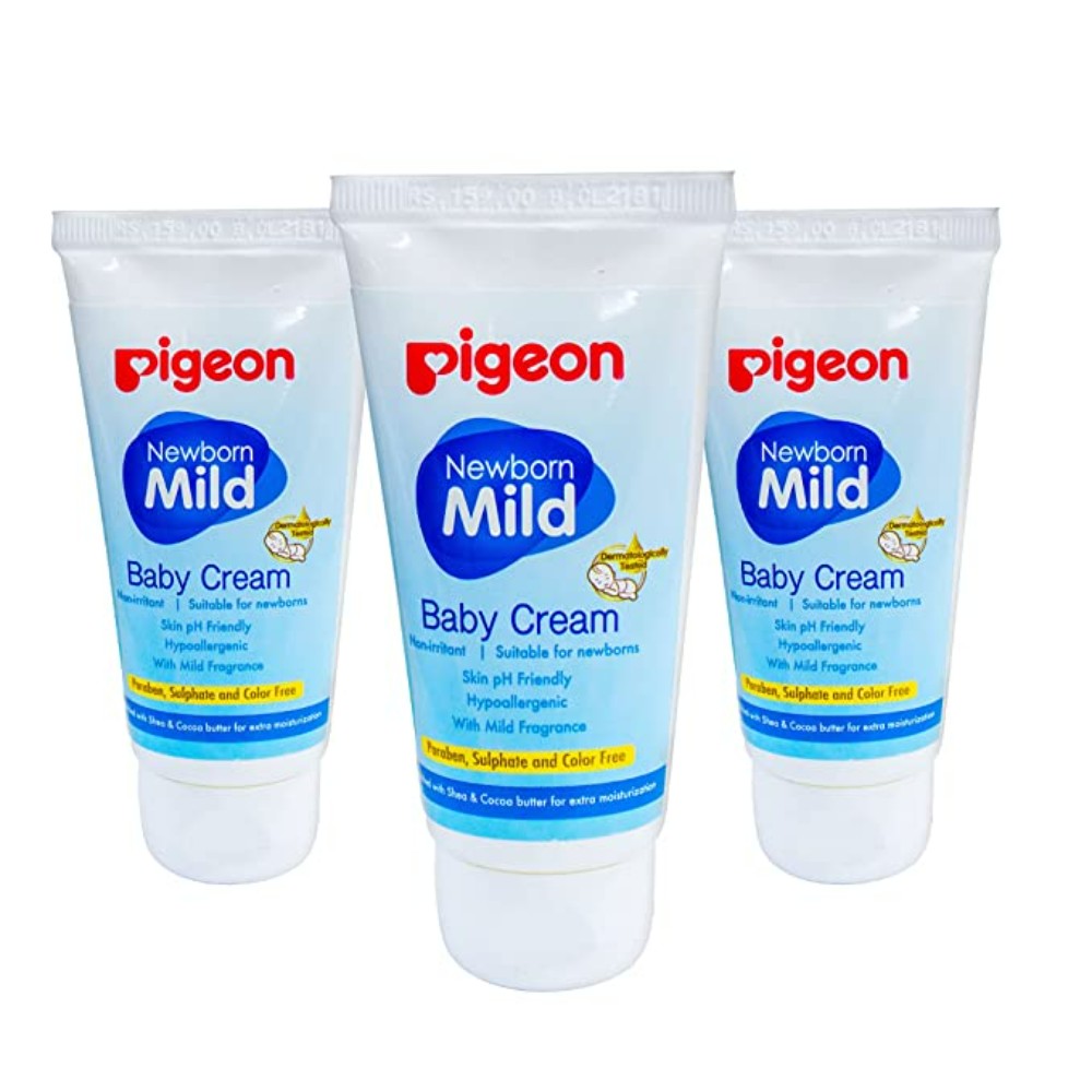 Pigeon Baby Cream, Mild, 50gX3(Combo Pack)