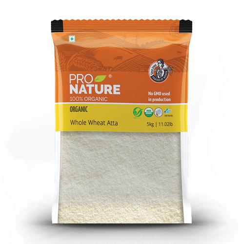 Pro Nature 100% Organic Whole Wheat Flour, 5Kg